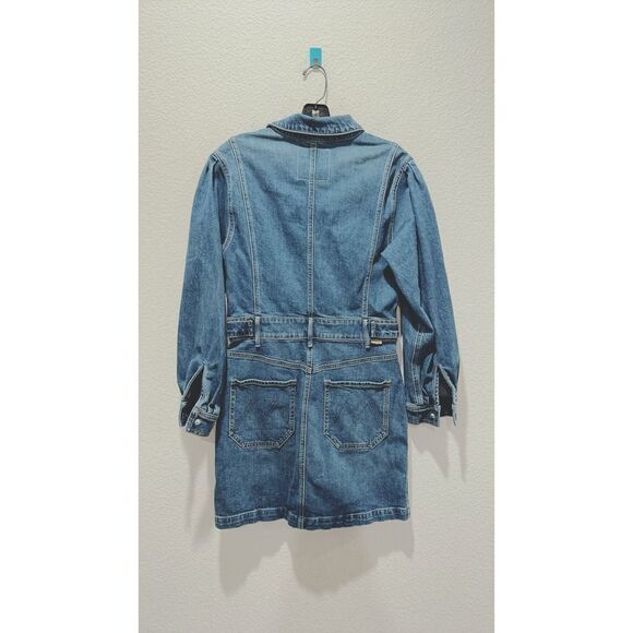 MOTHER Batwingtab Cinch Waist Dress Beer Me M - Picture 8 of 8